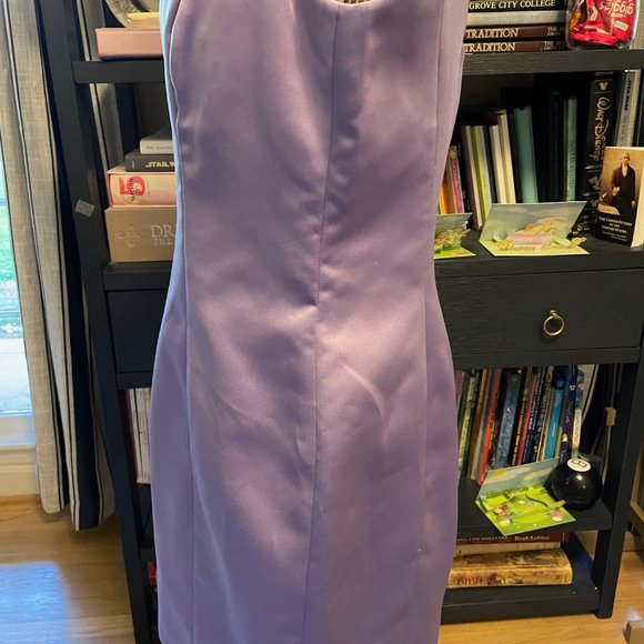 Chetta B Evening Lavender Cocktail Dress - Picture 3 of 7